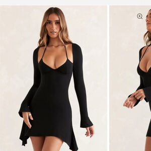 Oh Polly mini dress with sleeves brand new